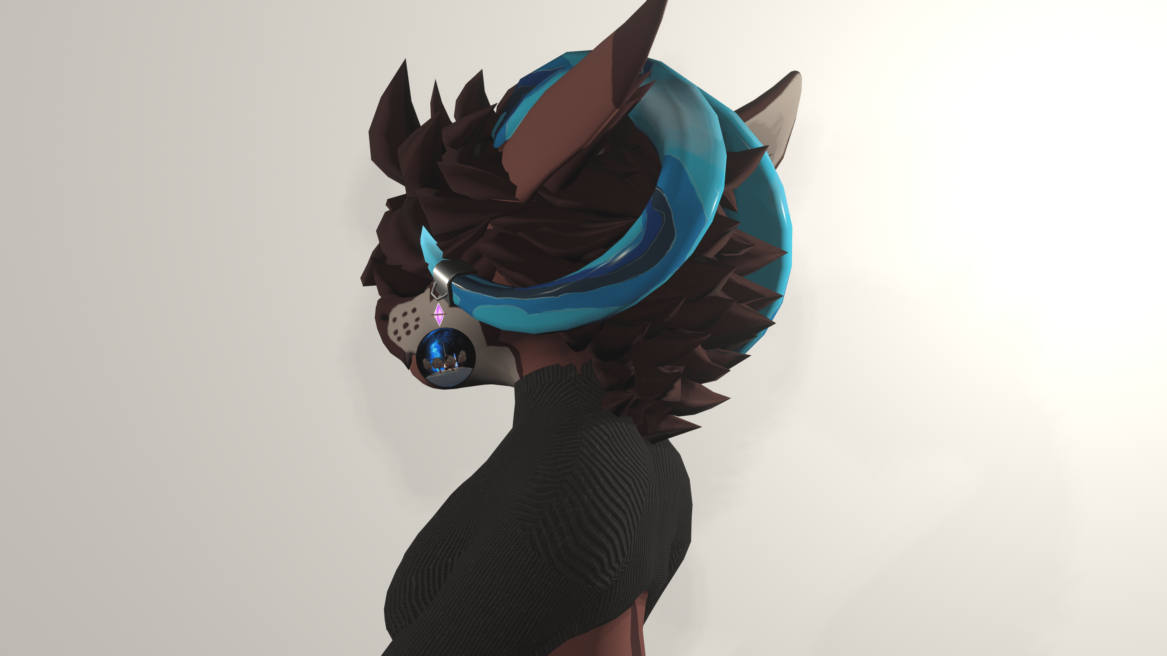 Fluffy Hair for Winterbold - VRChat Hair Accessory