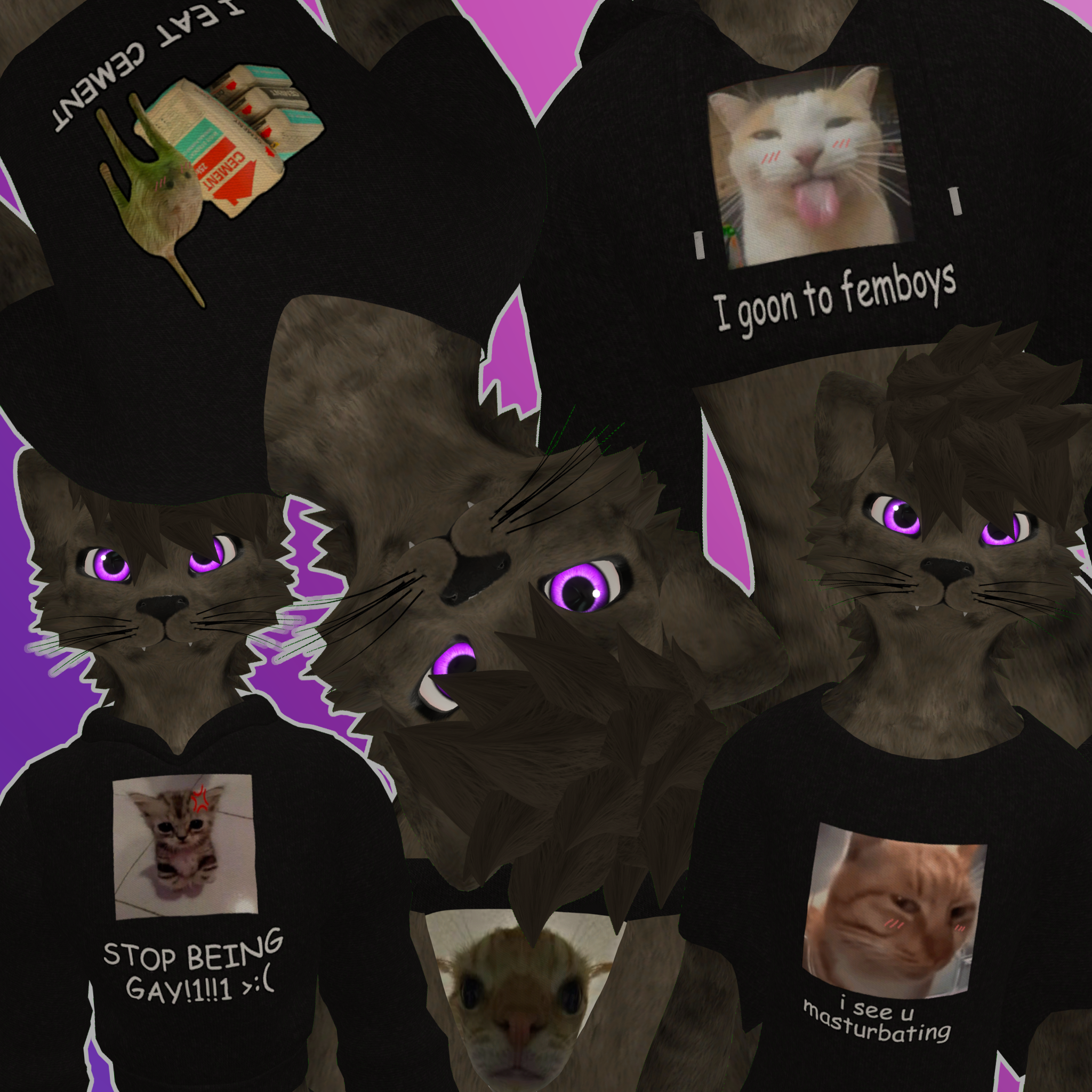 DISKO REX || cat brainrot clothing set