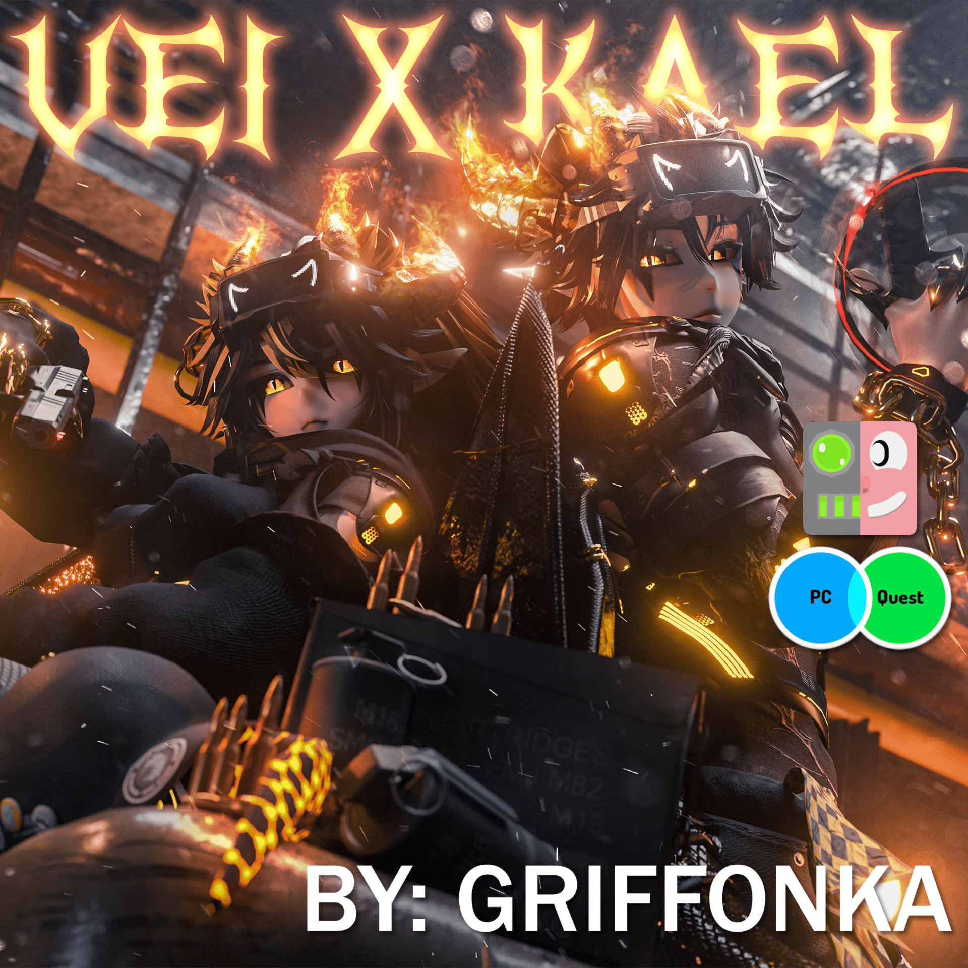 🔥VEI🔥& 🔥KAEL🔥PC&QUEST&OPTI (face tracking) COUPLE