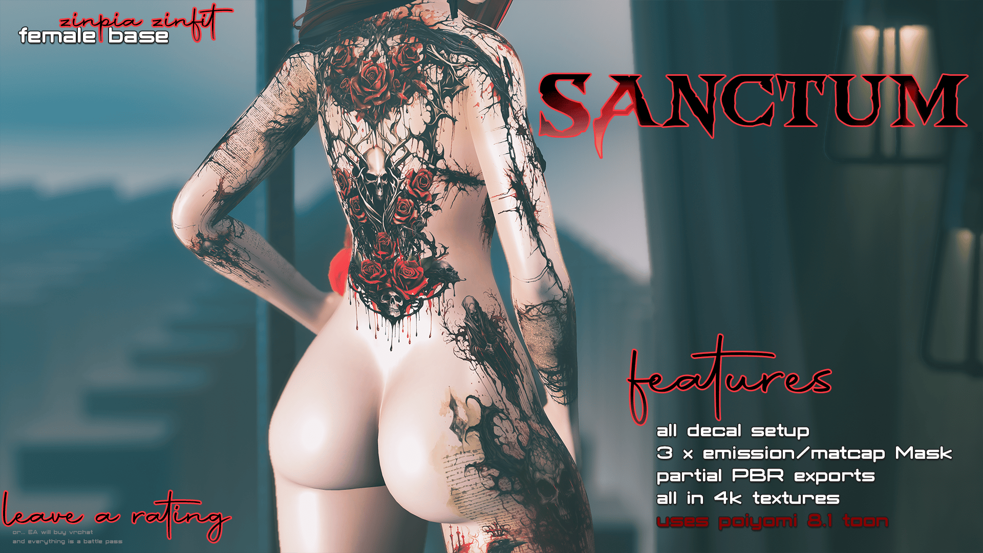 Sanctum (Texture for Zinpia Zin Fit female base)