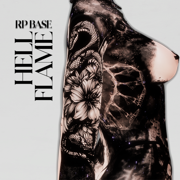 Hell Flames (Texture for Zinpia RP female Base)