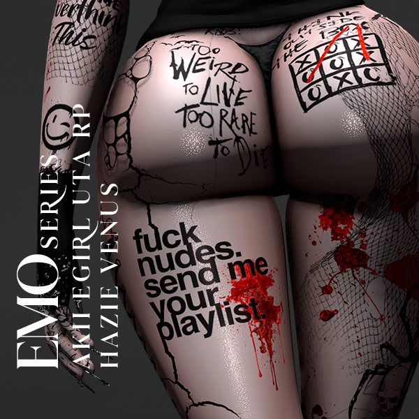 Emo-Series (Akii (m) & E-Girl, RP & Zinfit, UTA, Hazie, Venus, SlimFit, Kuso new)