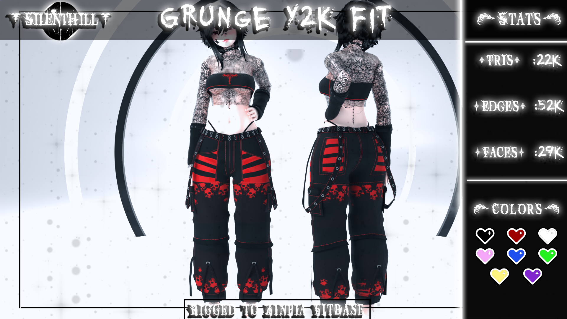 Grunge Y2K SET