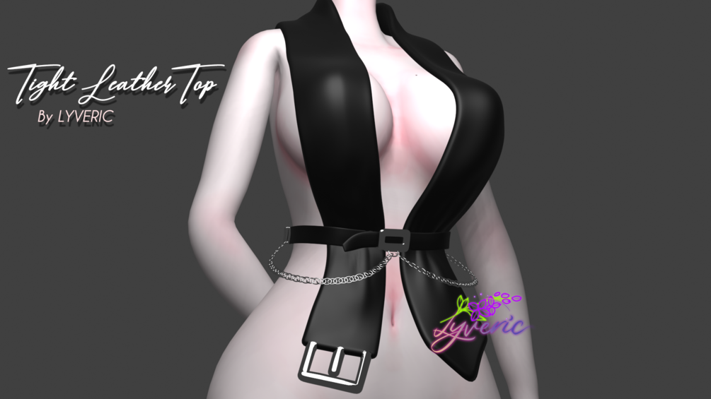 Leather Belt Top