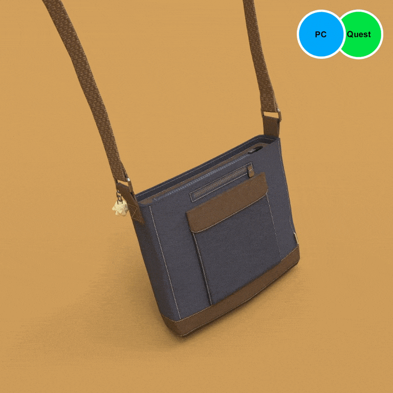 🎒 VRC Designer Crossbody Bag by spartan129 - Jinxxy