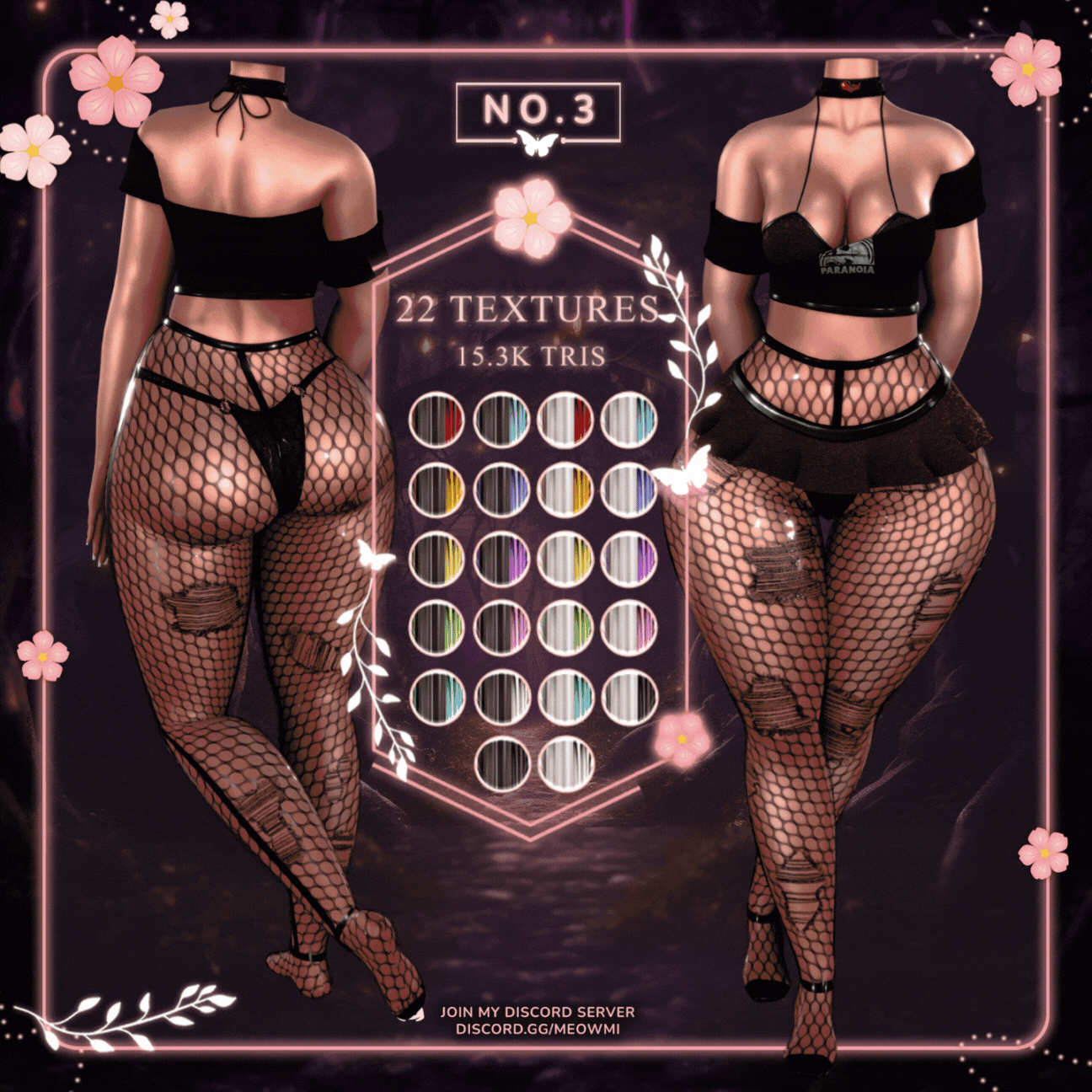 ꒰ა No. 3 Punk-Set  { Rp, Venus, Meowmi, E-Girl } ໒꒱