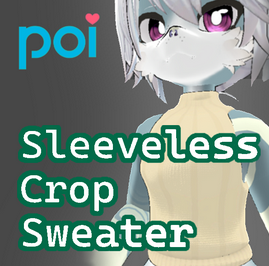 Sleeveless Crop Sweater for Maruchi base