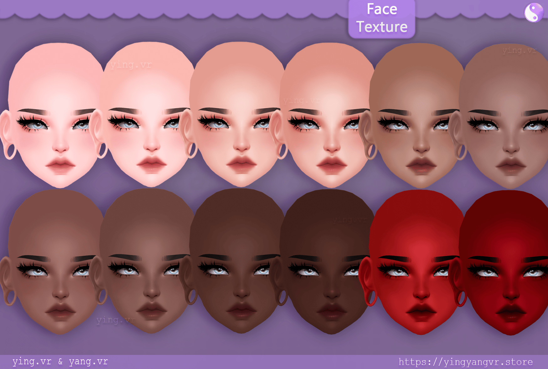 Face Texture - Yume's Head