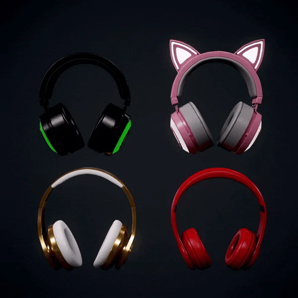 Headphones ~ VR Avatar Asset
