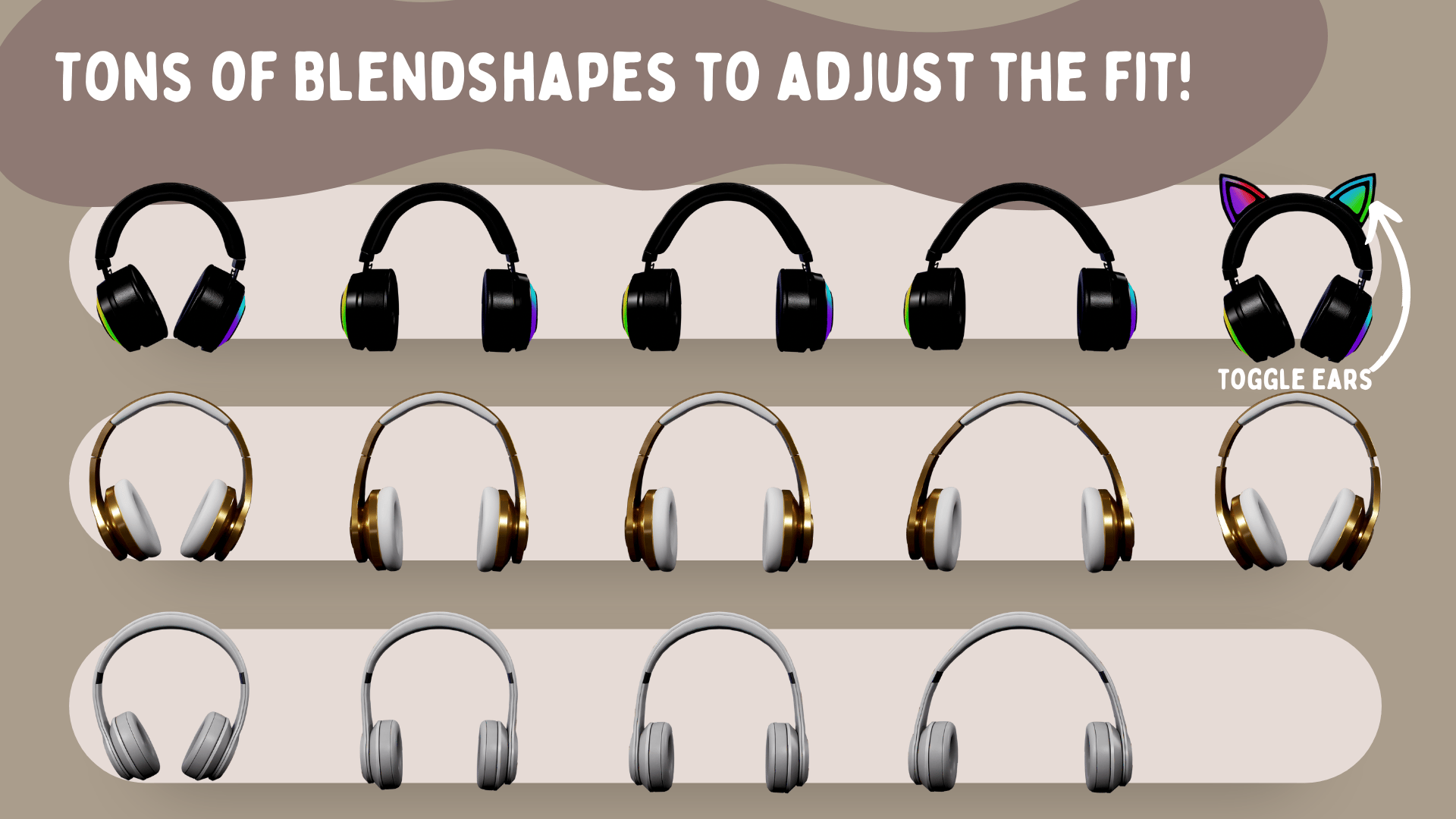Headphones ~ VR Avatar Asset