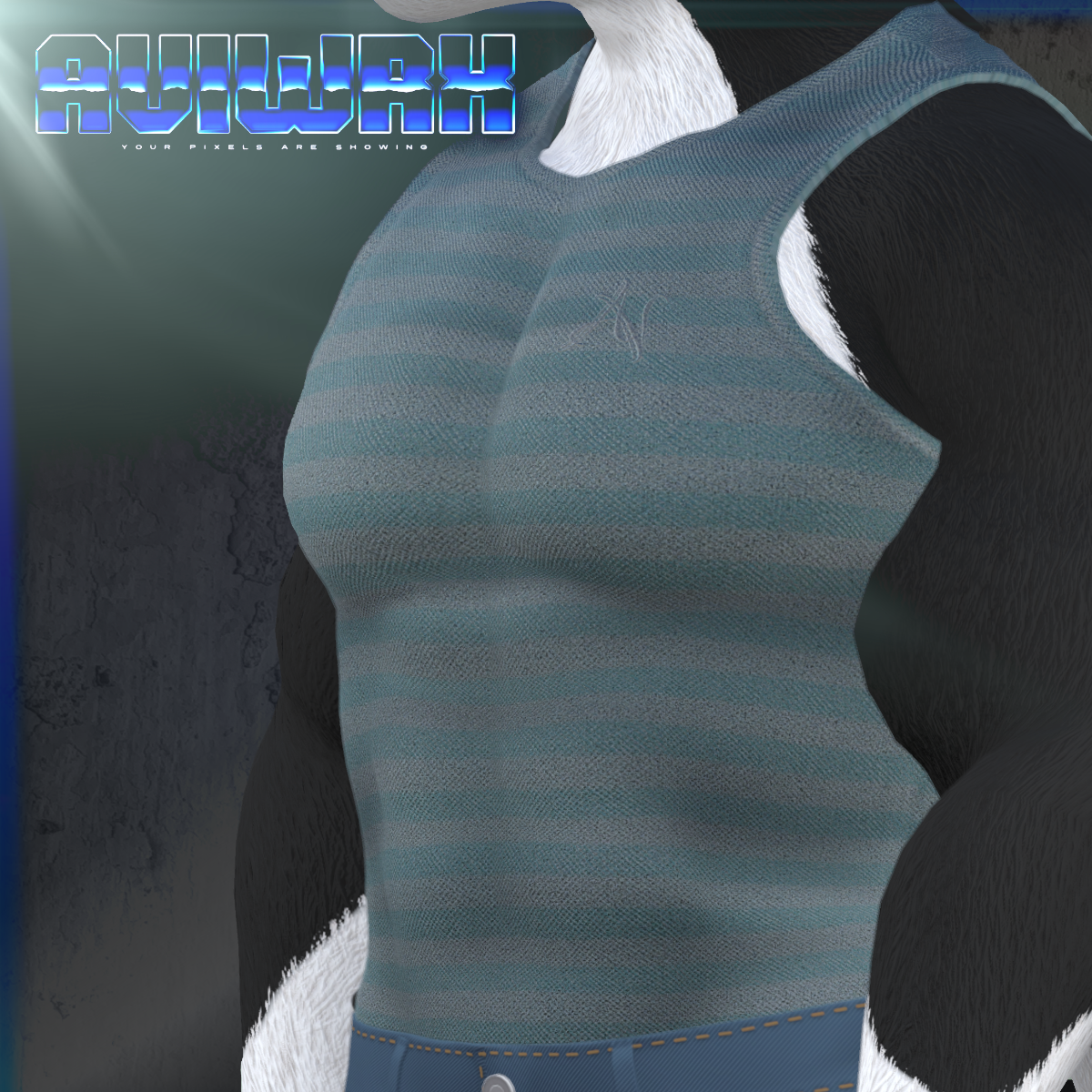 [AVW] Winterpaw Masculine Canine Tank Top