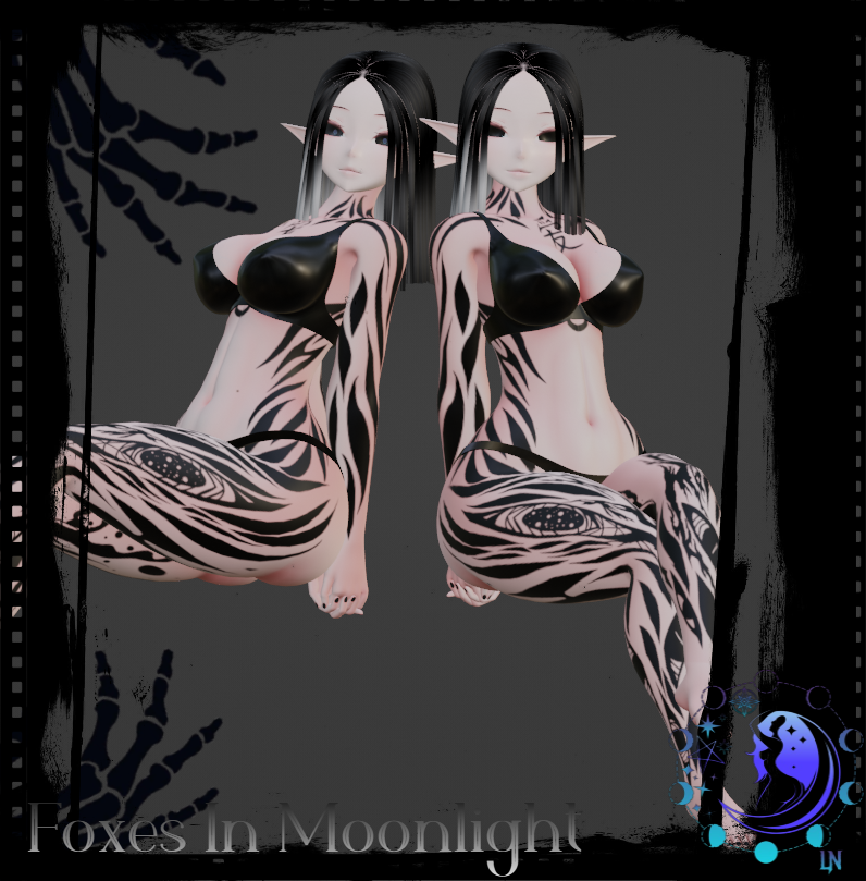 Foxes In Moonlight - TVF Texture