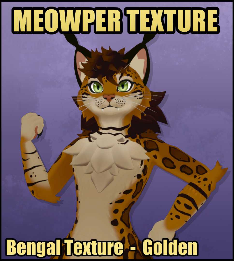 Meowper Texture - Bengal - Golden