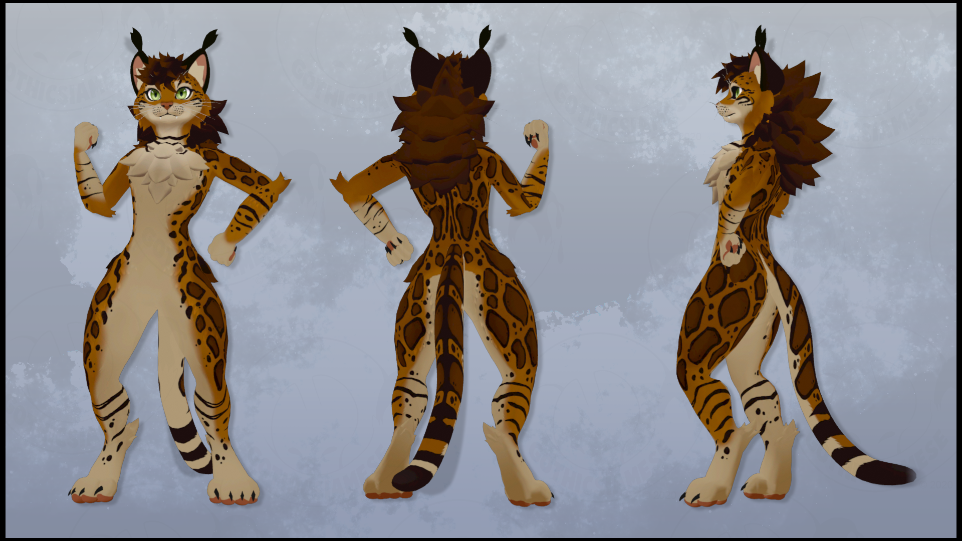 Meowper Texture - Bengal - Golden