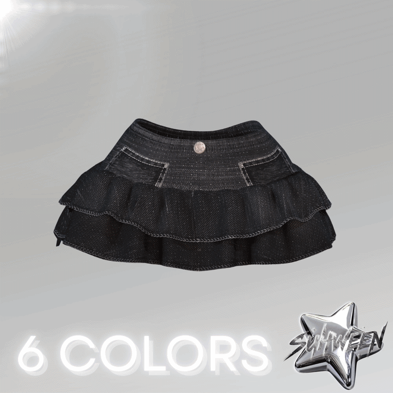 SC.15 Denim Skirt & Tee