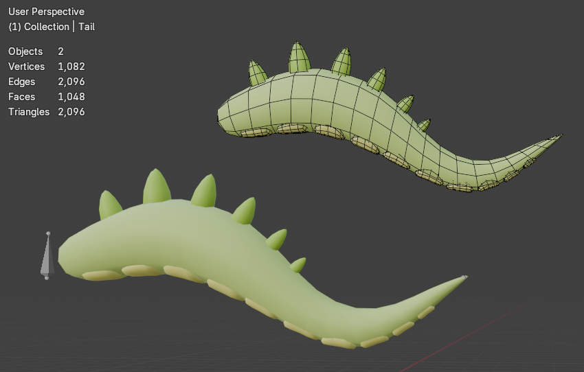 Chibi Dinosaur Tail