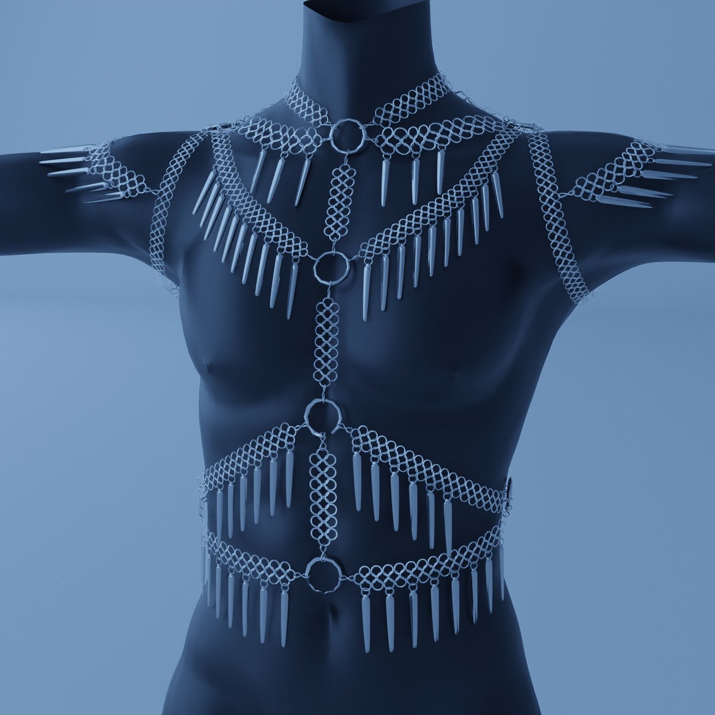 Male Chained Suit
