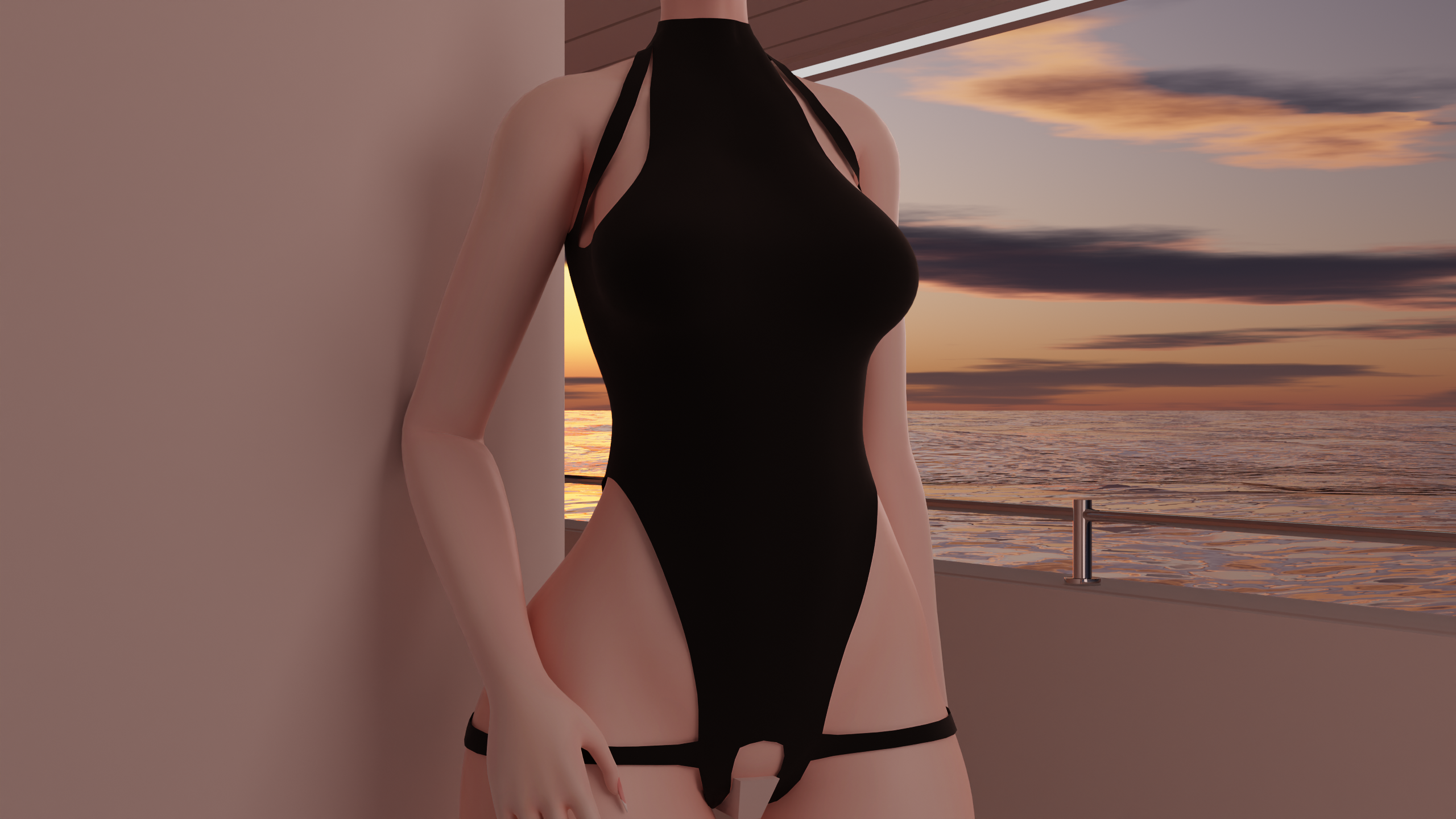 Midnight Grace Bodysuit