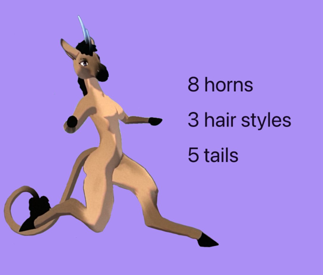Unicorn furry for vrchat