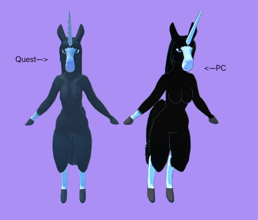 Unicorn furry for vrchat