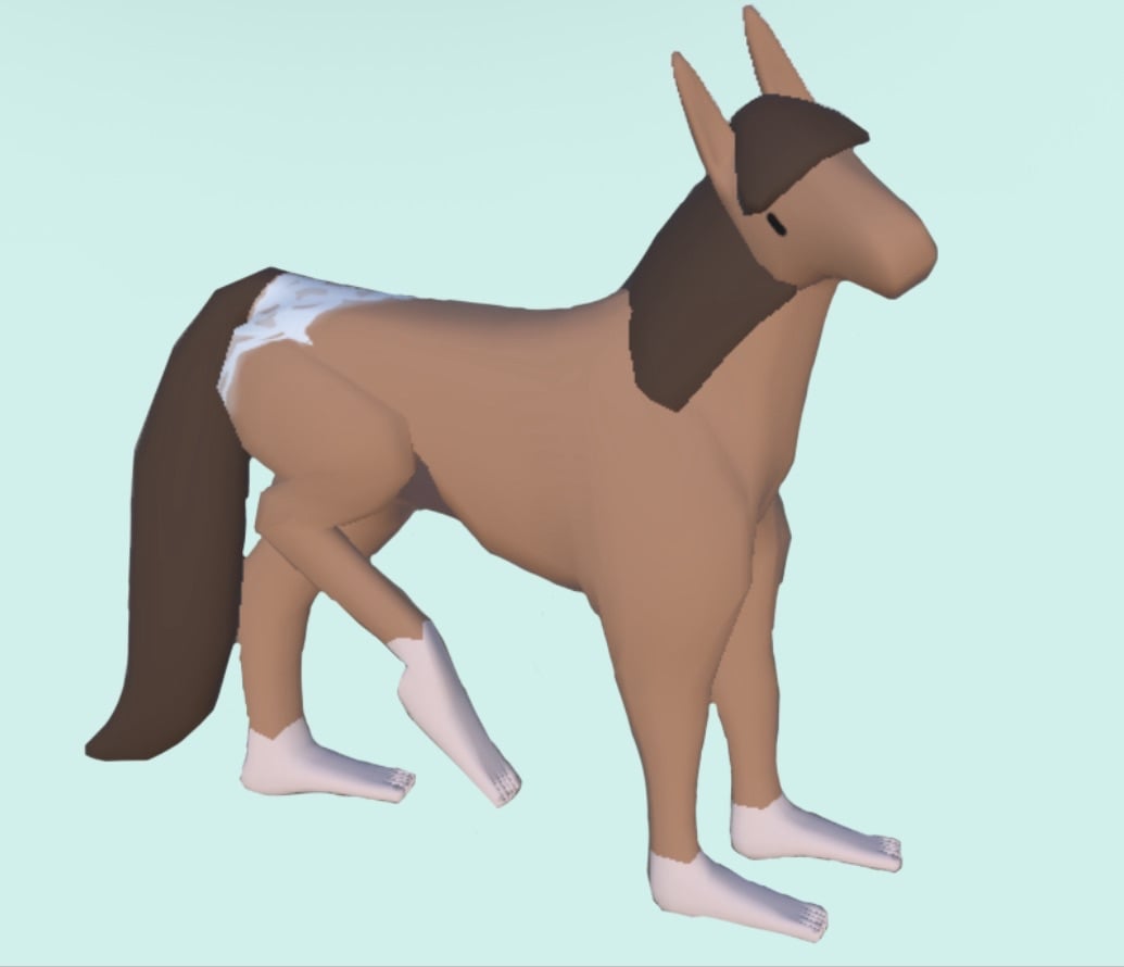 Free feet horse for vrchat