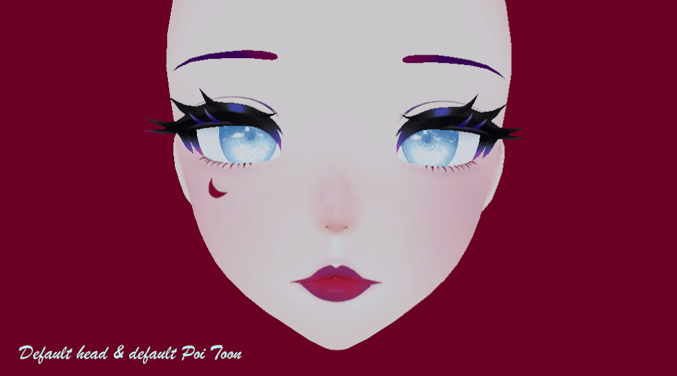 ☾ Blood Moon ☽ FREE Makeup Texture + 6 SKIN COLORS + 6 DETAIL MASKS for Cici's Head