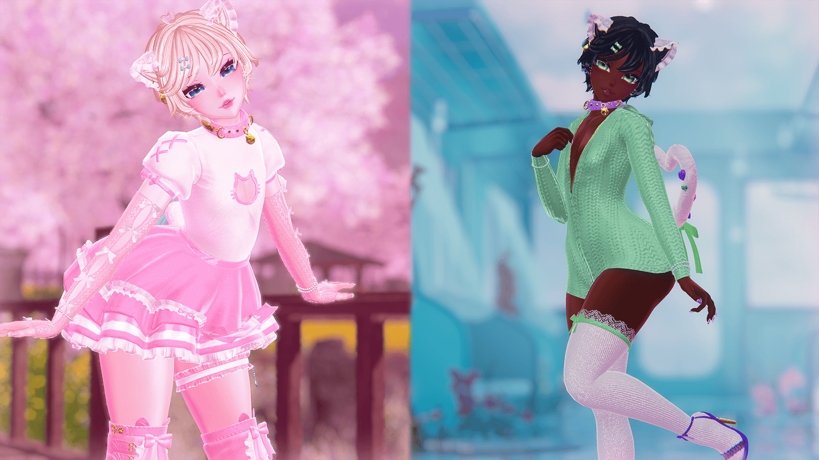 ♡ LUCILLE ♡ | VRCFT | Genderfluid Kitty Cutie | PC & Quest | VRChat Avatar