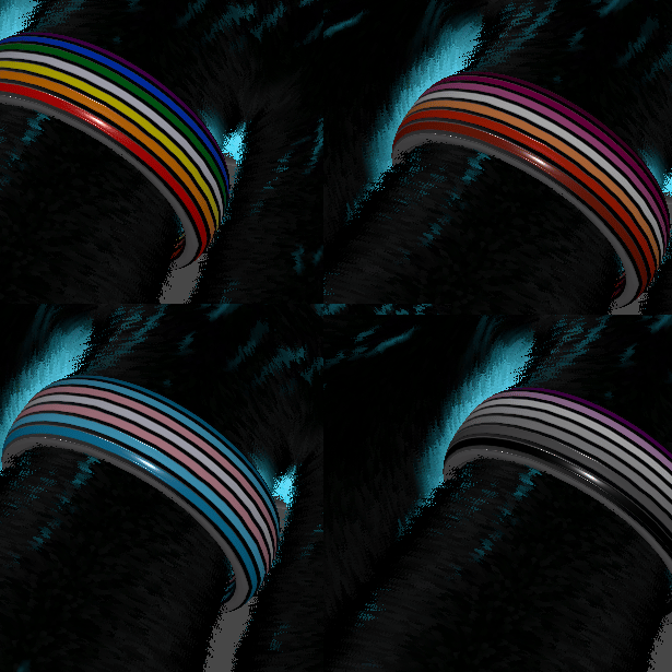 Pride Ring Collection for VRChat