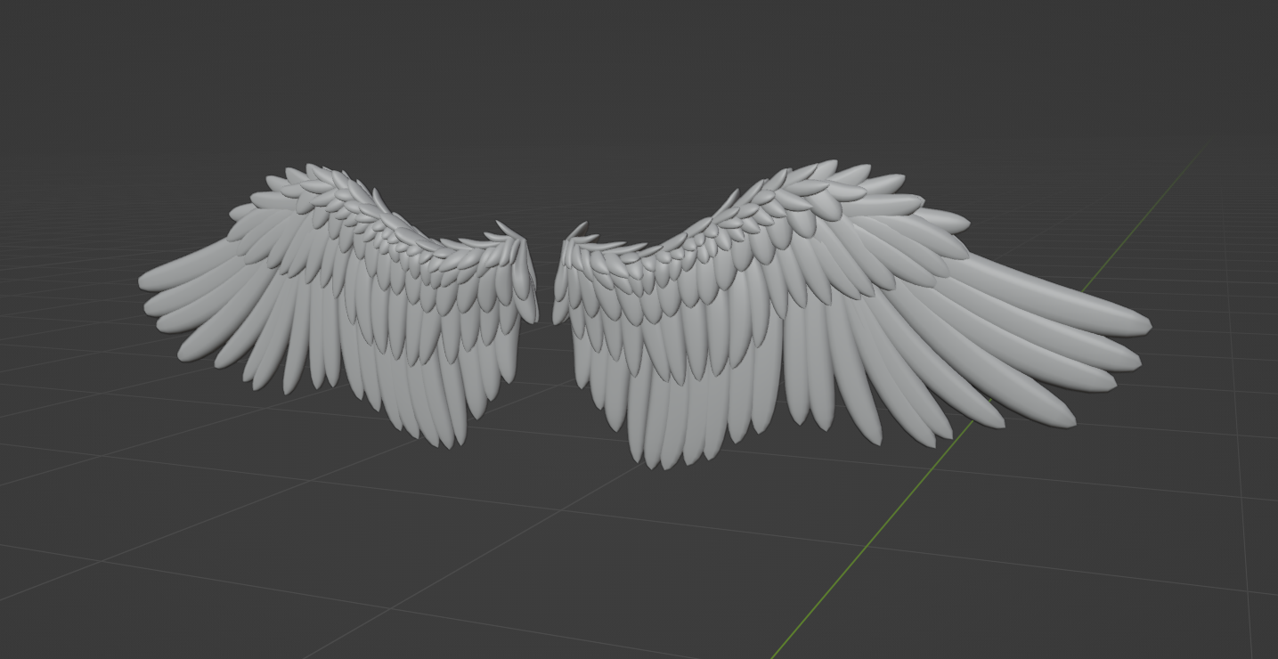 Feathered