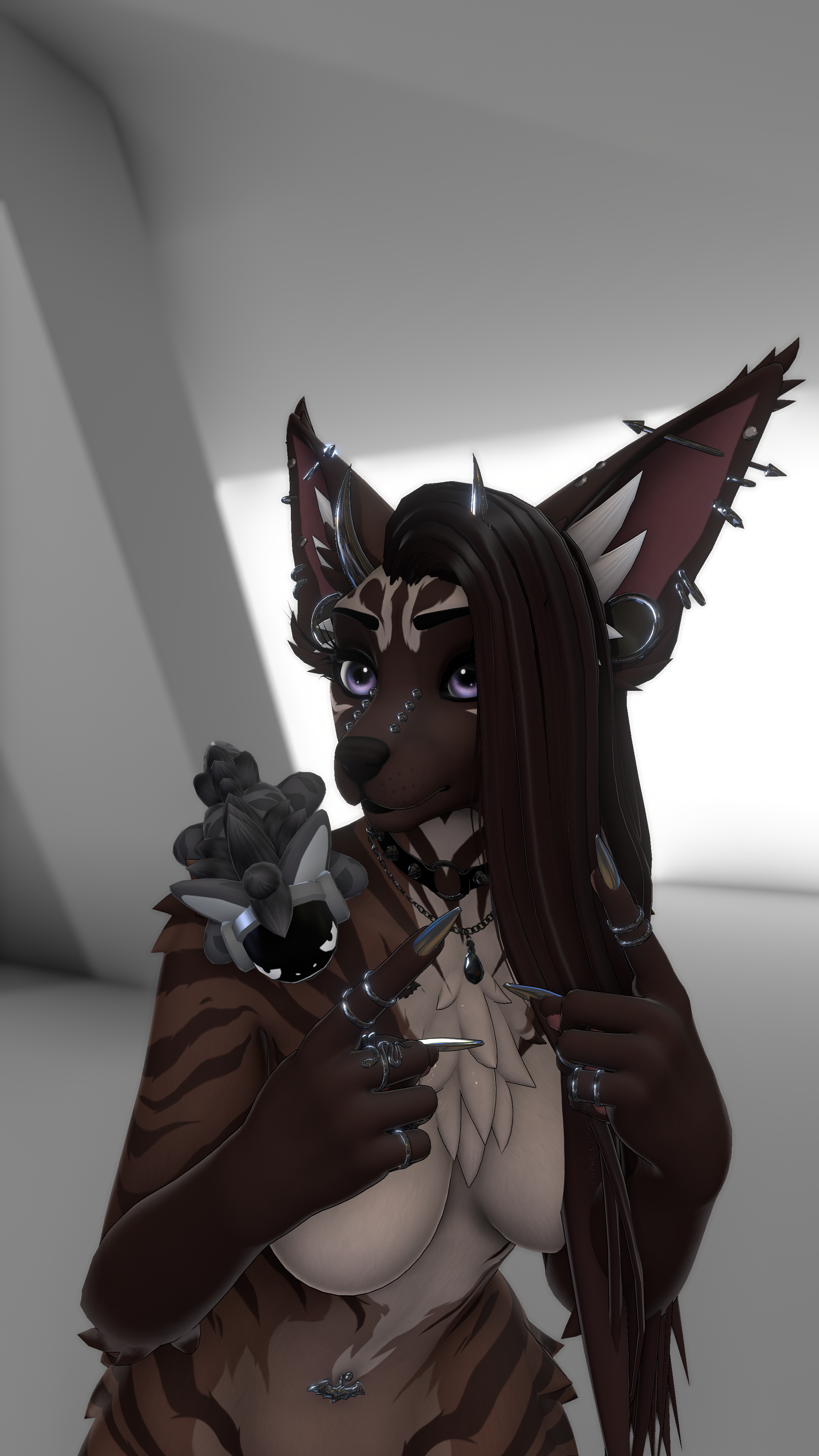 Striped Yeen - Foxipaws Nebula Textures - Brown