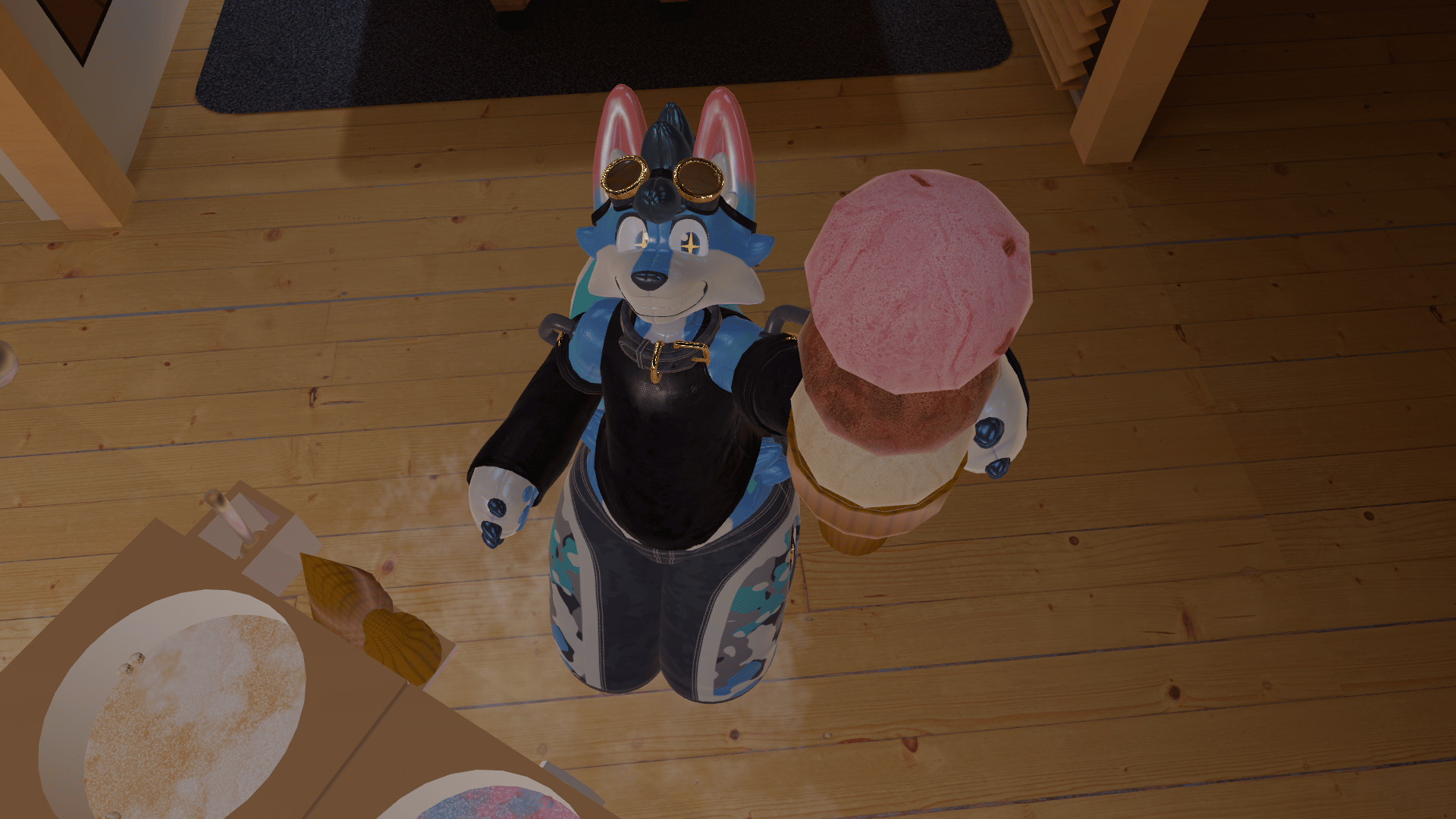 Deployable Ice Cream Stand