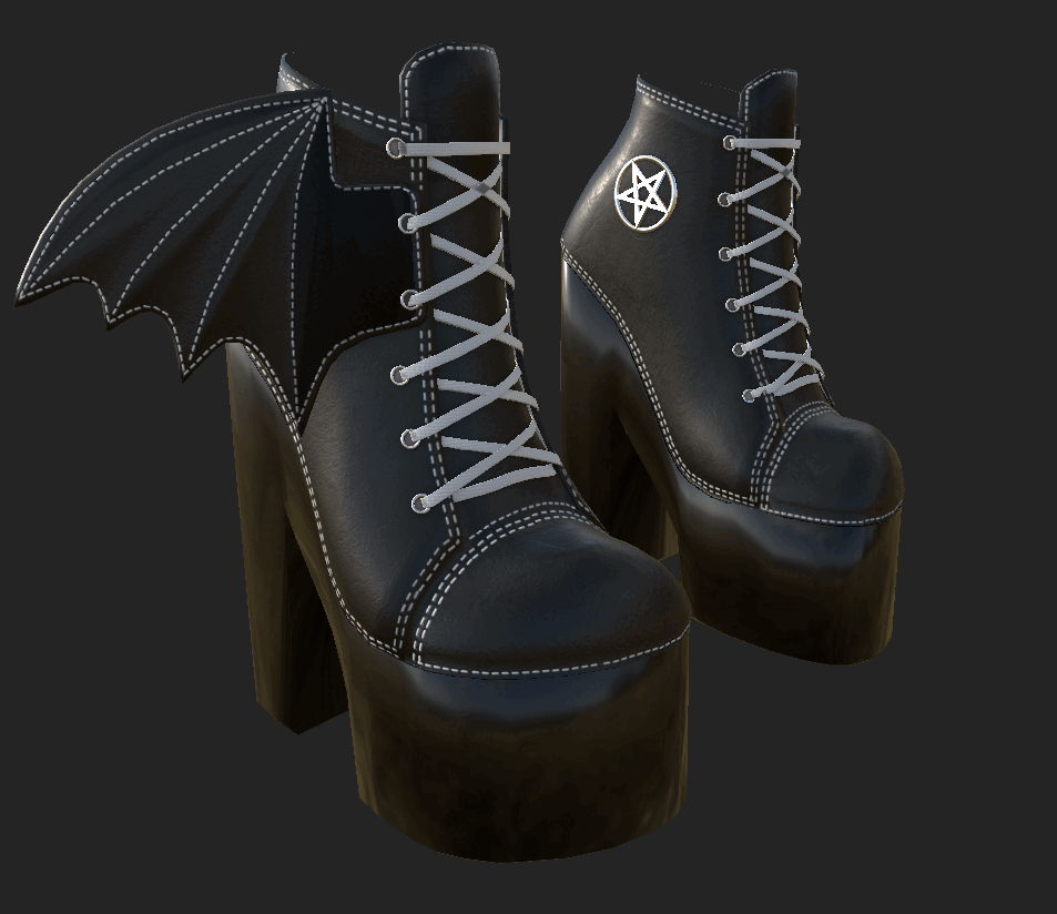 Bat Wing Boots