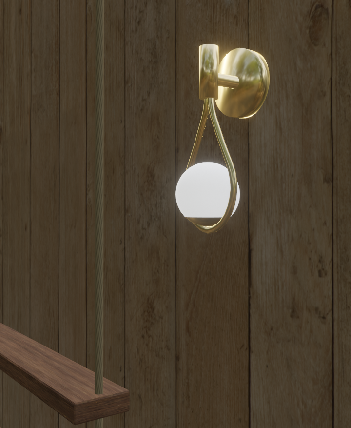 Teardrop Light Fixture