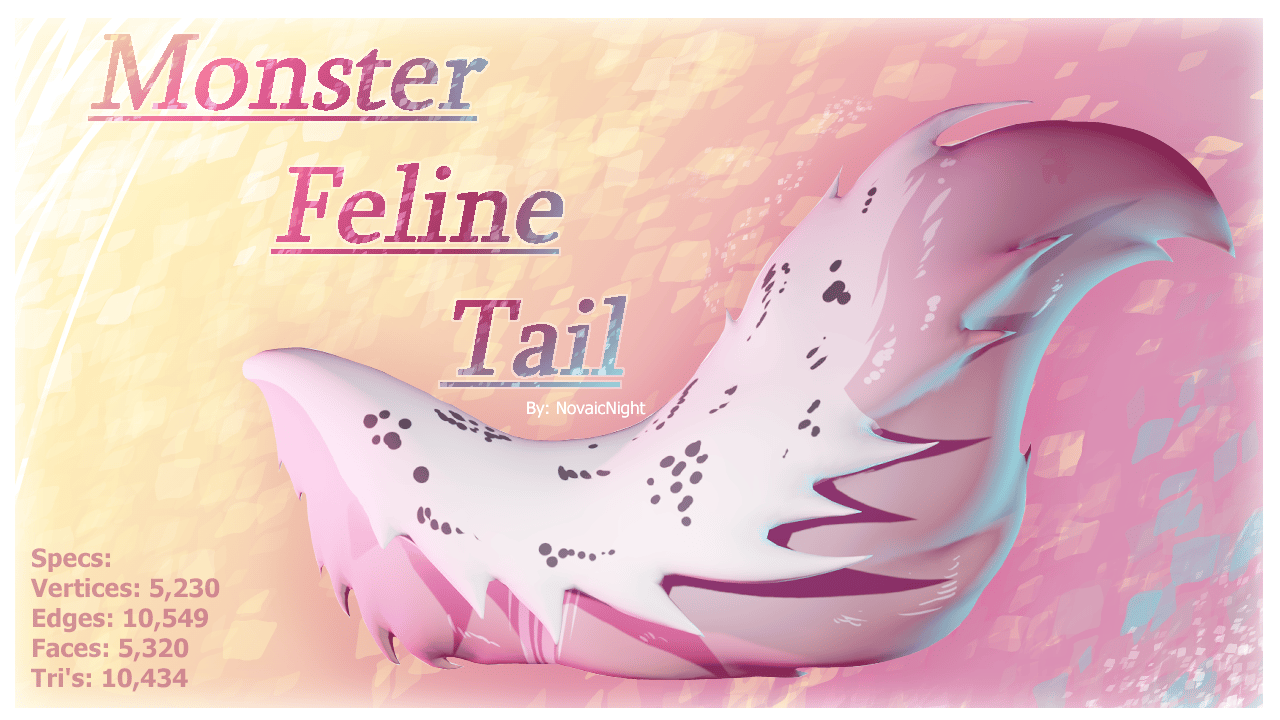 Monster Feline Tail - VRChat Tail