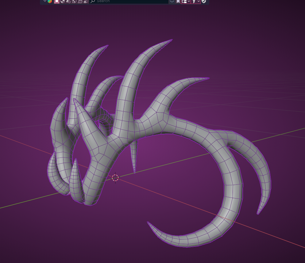 Curved Horns - VRCHAT