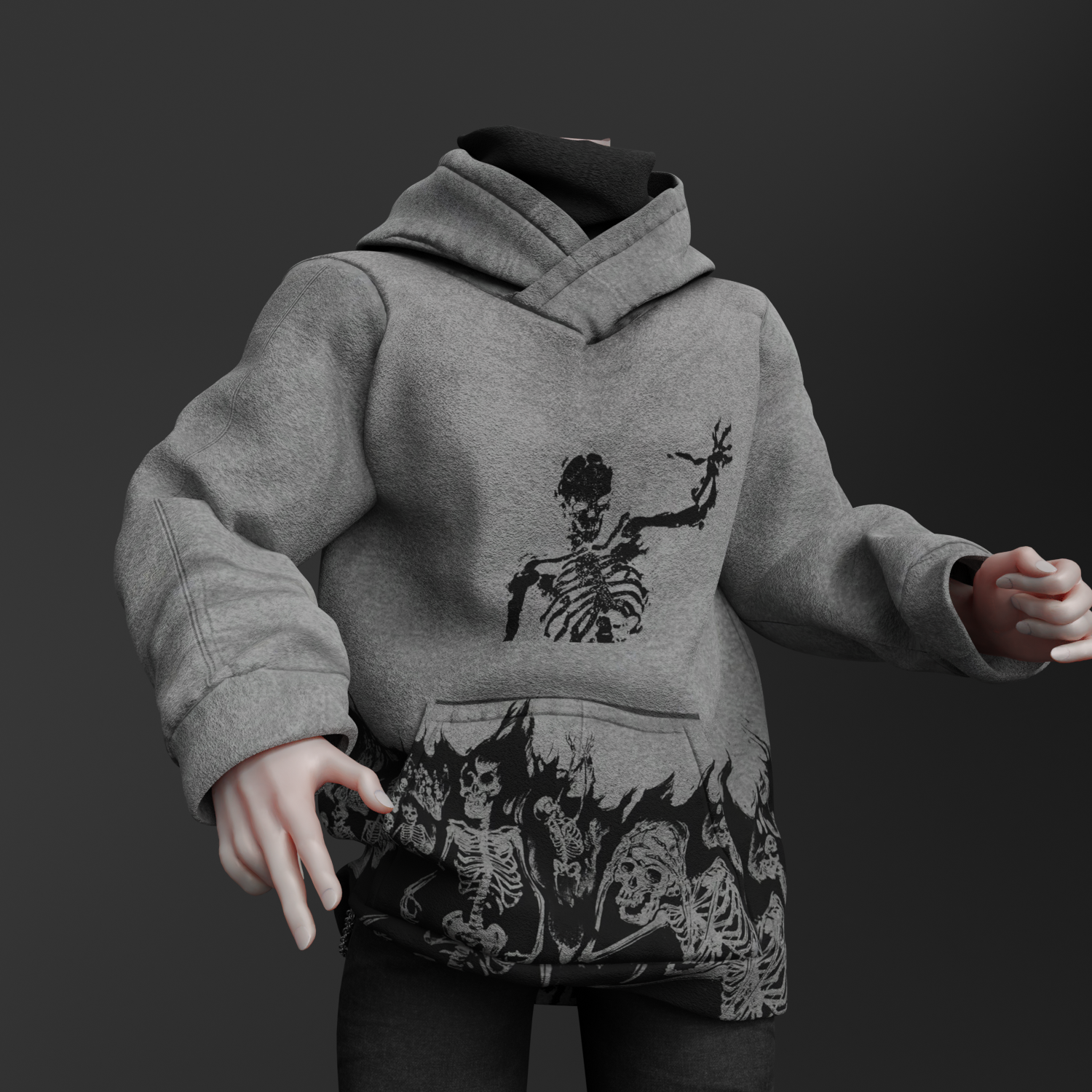 BAGGY HOODIE (Personal and Commercial)