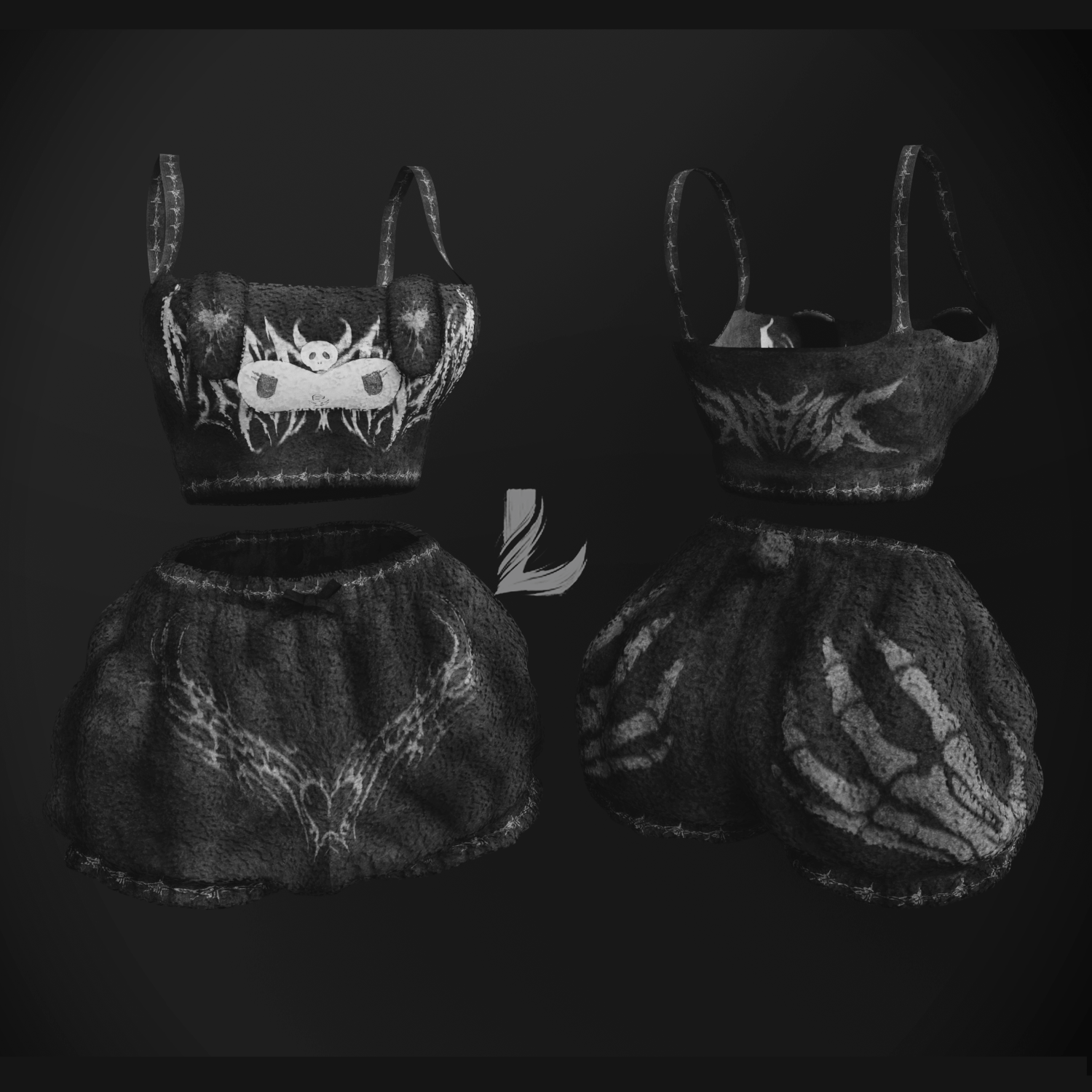 BUNNY OUTFIT SET (Personal and Commercial)