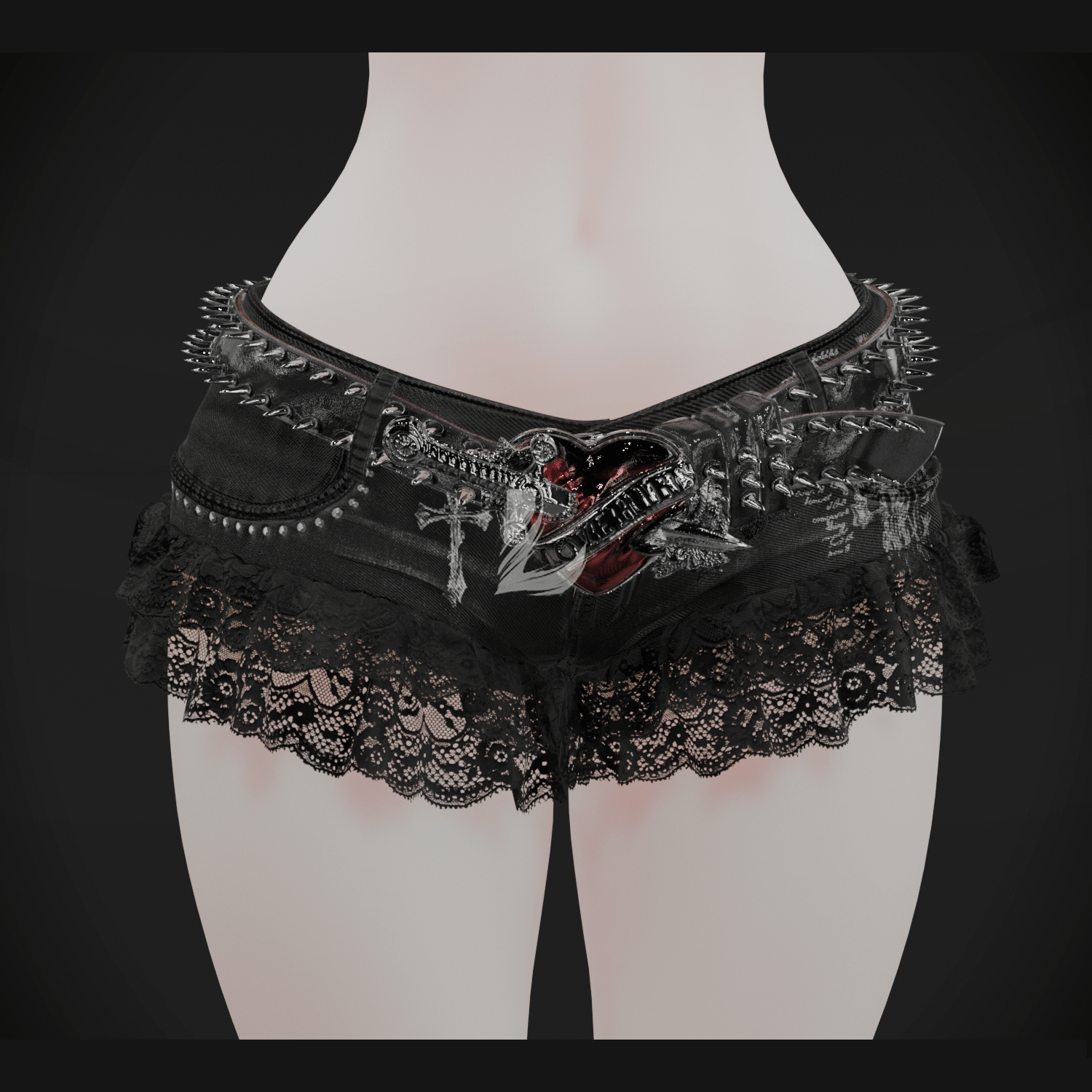 CUTE SHORTS + BELT (Personal and commercial)