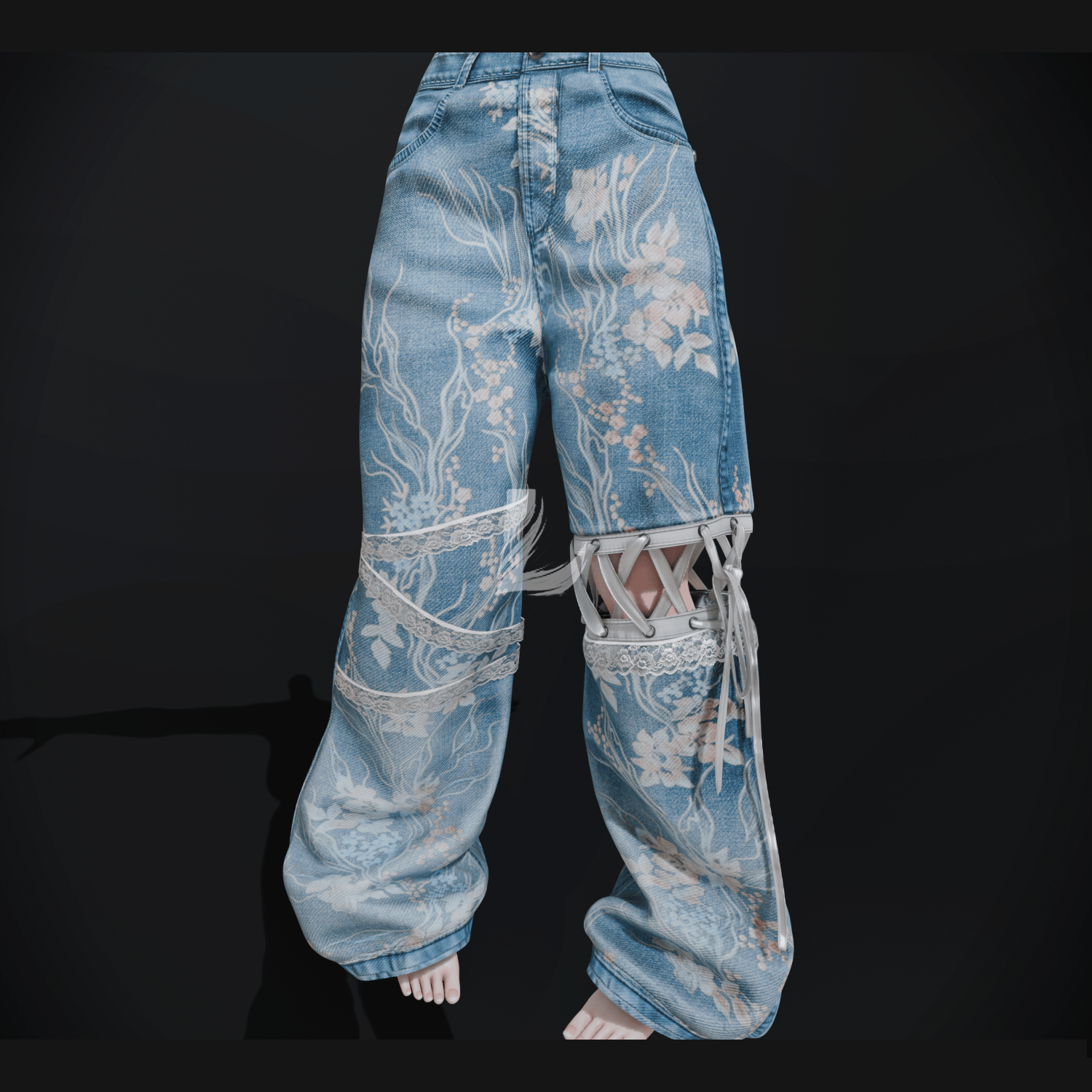 CUTE BAGGY JEANS (Personal and Commercial)