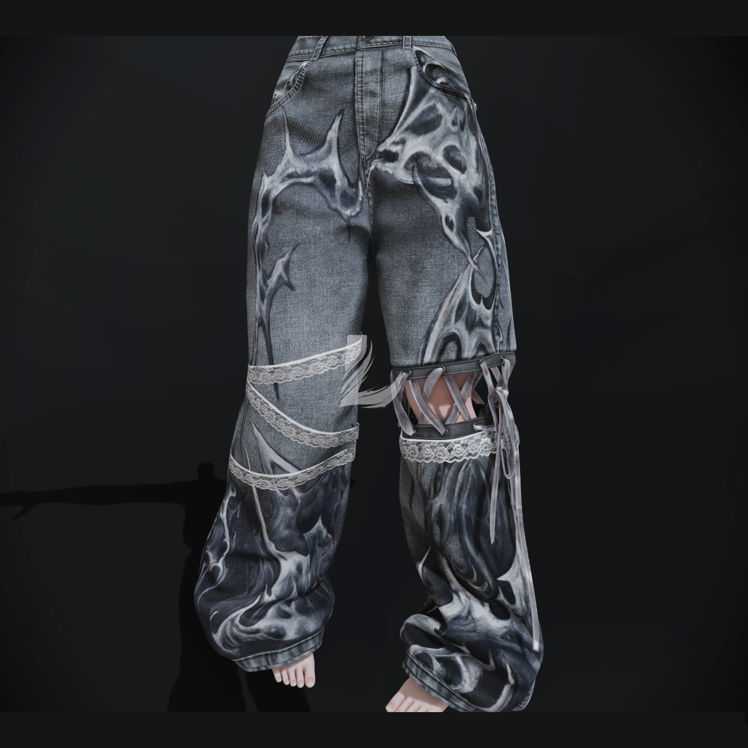 CUTE BAGGY JEANS (Personal and Commercial)