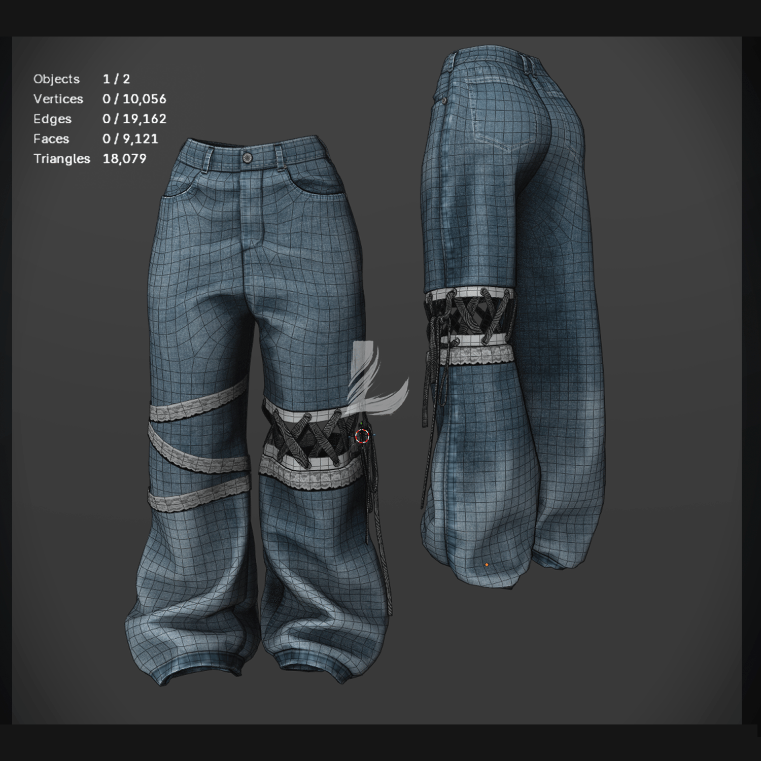 CUTE BAGGY JEANS (Personal and Commercial)