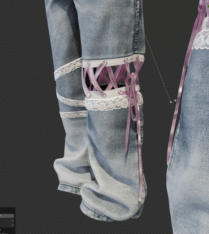 CUTE BAGGY JEANS (Personal and Commercial)