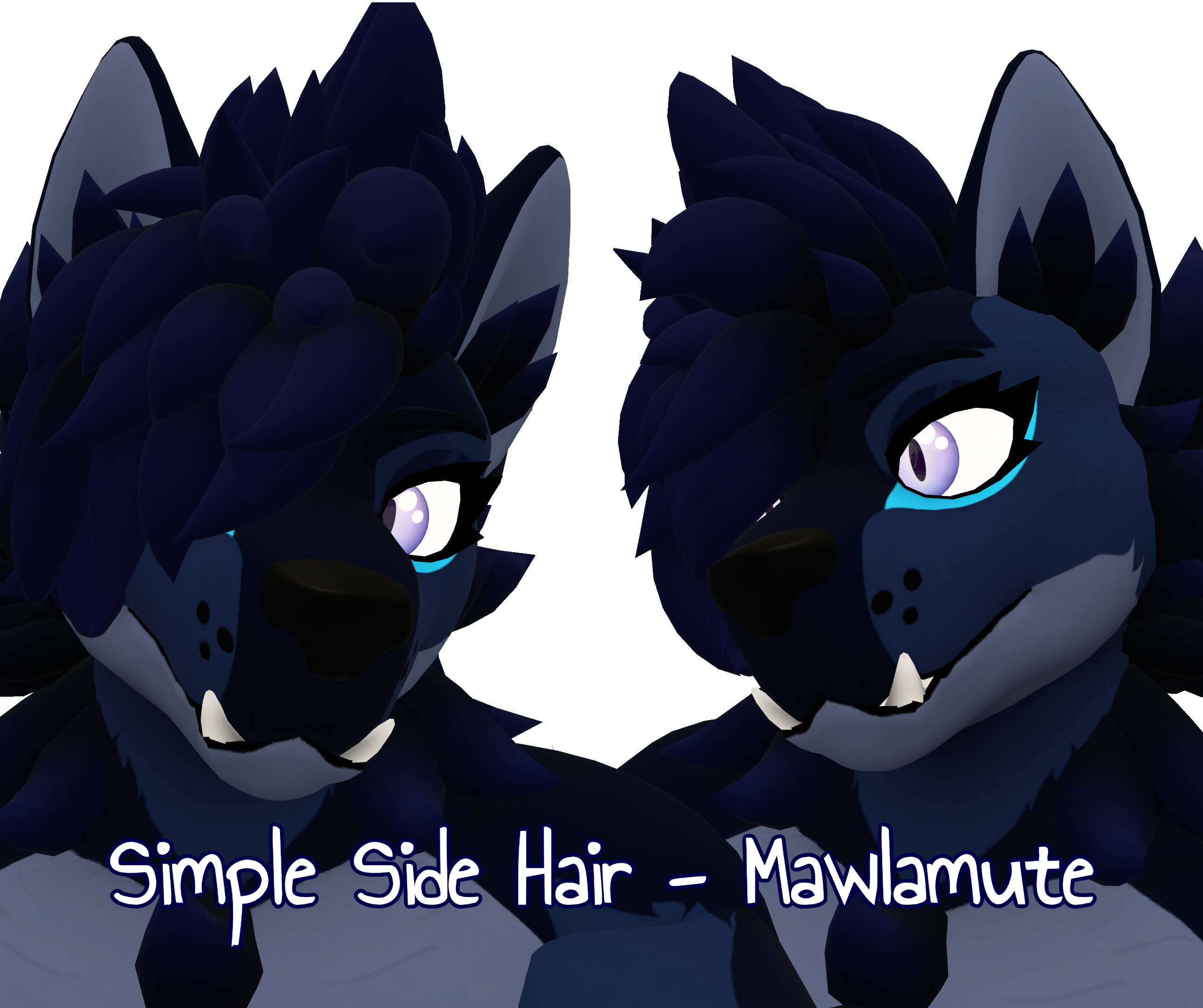 Simple Side Hair - Mawlamute