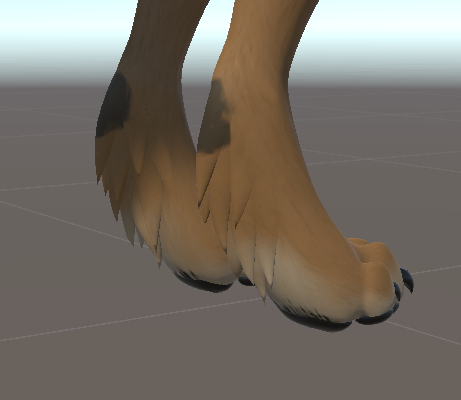 Canis Ankle Floof (VRCFURY)