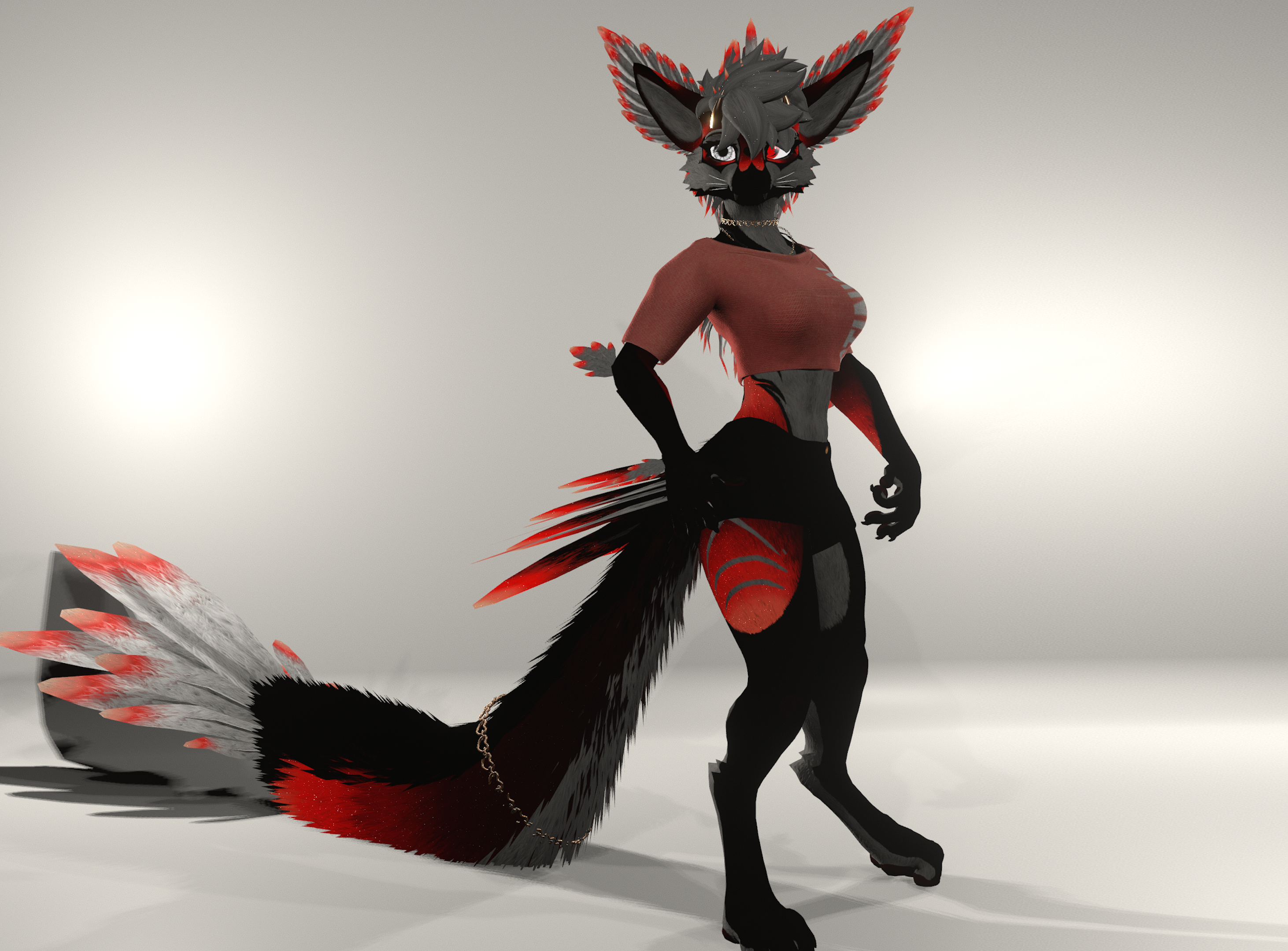 Viwi Jex Feathers (VRCFURY)
