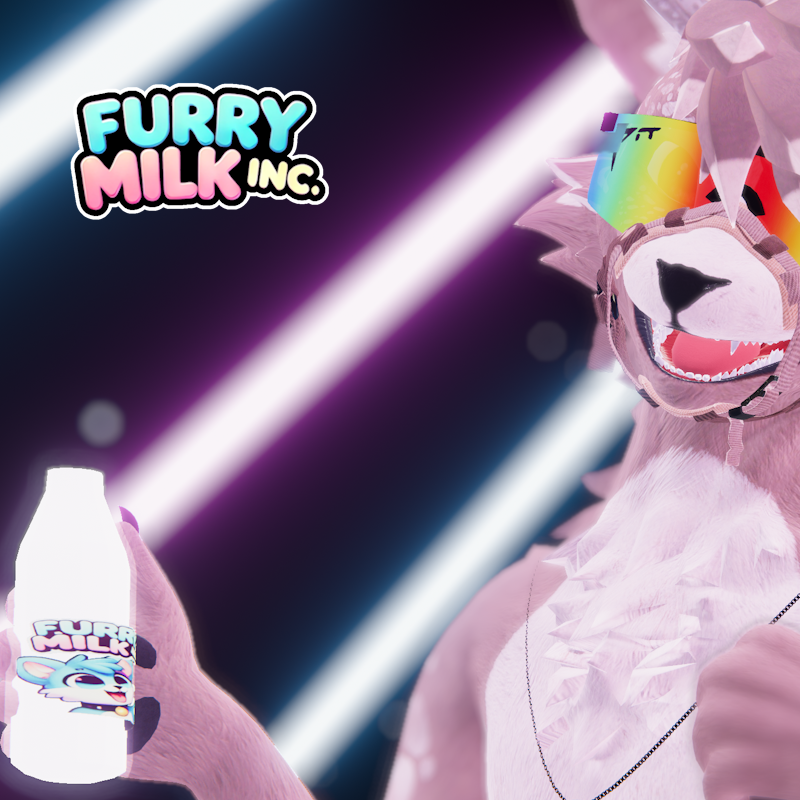 Interactive Furry Milk Bottle
