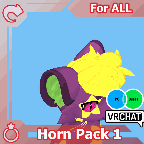 VRchat Horn Pack 1 (All Avatars)