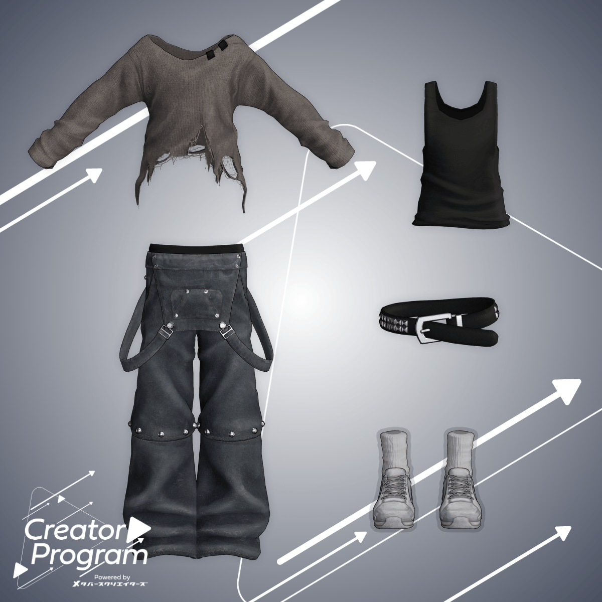 UNTHRD: Street Wear Outfit Set For GIRLS / CP7