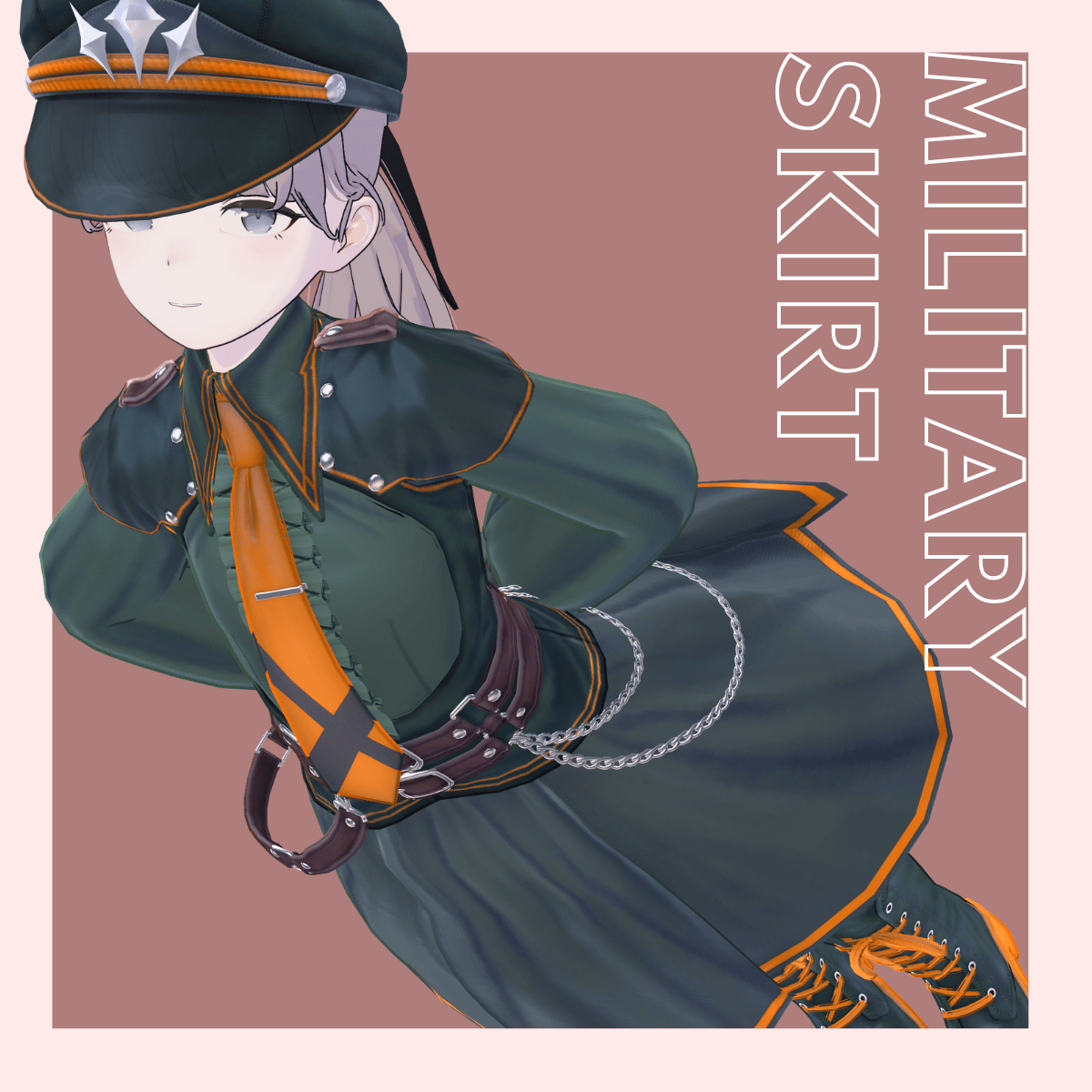 Military Skirt Outfit / CP31