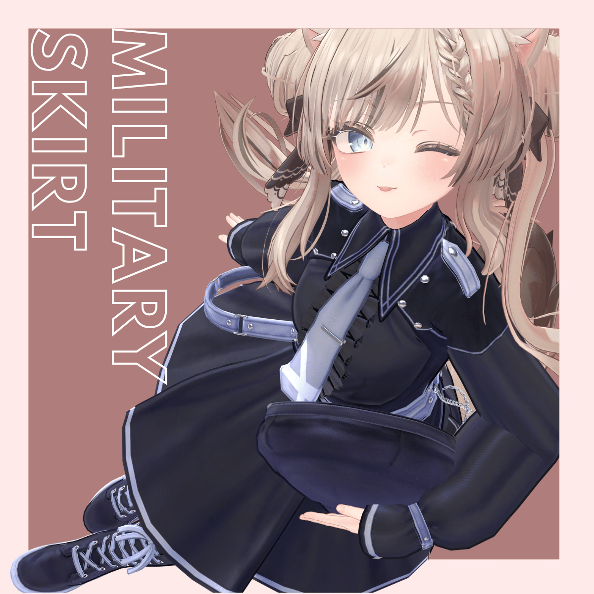 Military Skirt Outfit / CP31